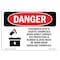 Signmission OSHA, Acid Caustic Eye Rubber Gloves Chemicals, 14in X 10in Rigid Plastic, 14" W, 10" H, Landscape OS-DS-P-1014-L-1304 - alternate 1